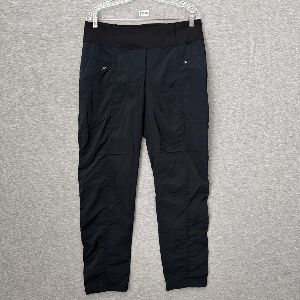 Prana Women's Large Black Koen Zip Pocket Cargo Outerwear Pants